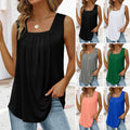 Ärmelloses Tanktop mit quadratischem Ausschnitt