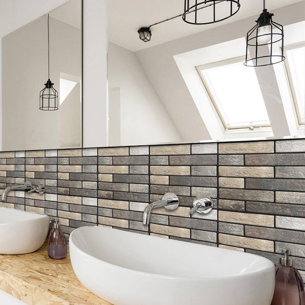 Selbstklebende 3D-Mosaikfliesen-Aufkleber