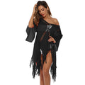 Sexy Strandkleid mit Ausschnitten