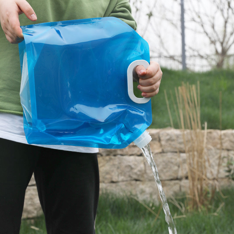 Klappbarer Wasserbeutel für den Außenbereich mit Wasserhahn