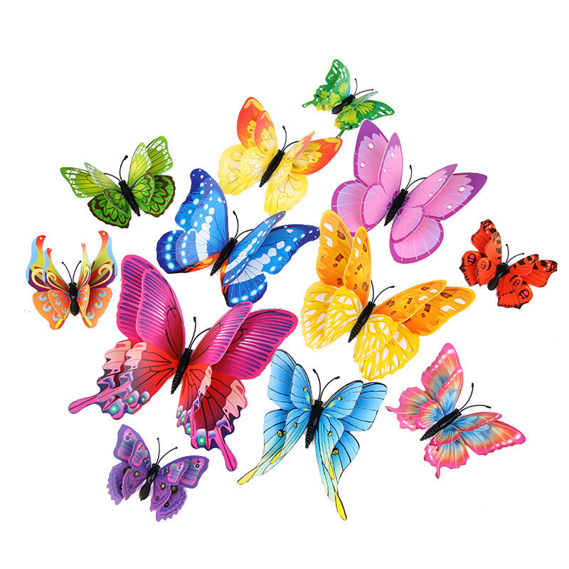 3D-Schmetterlings-Wandaufkleber