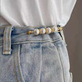 Ausgefallene Sicherheitsnadel-Brosche mit Strass und Perlen