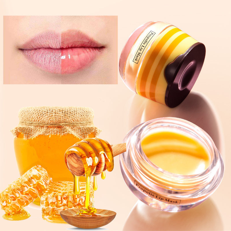Feuchtigkeitsspendende Lippenmaske mit Propolis