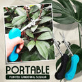 Tragbare spitze Gartenschere