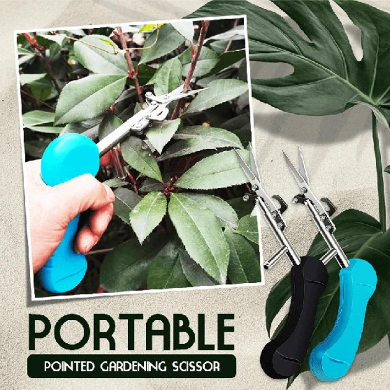 Tragbare spitze Gartenschere