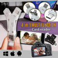 Tragbarer 4-in-1-Speicherkartenleser für Telefone