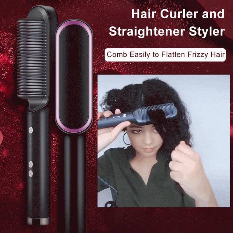 Haarglätterbürste
