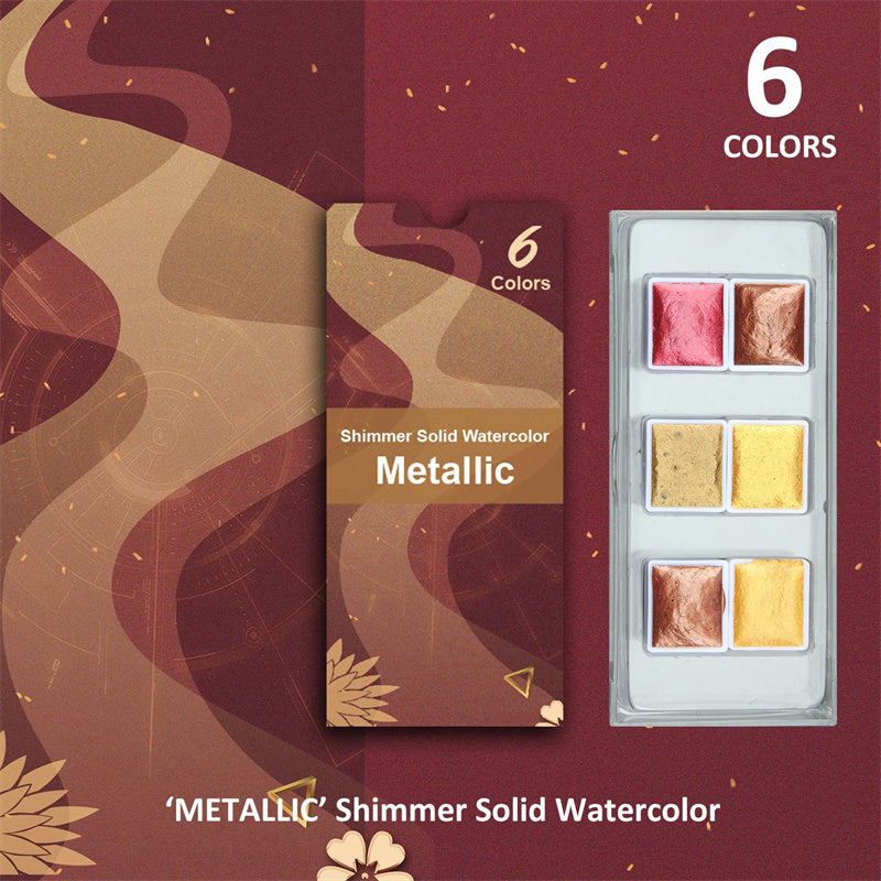 Solides Aquarellfarben-Set