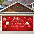 Schnee-Garagentor-Banner-Ornament