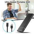Ultraschnelle externe SSD-Festplatte