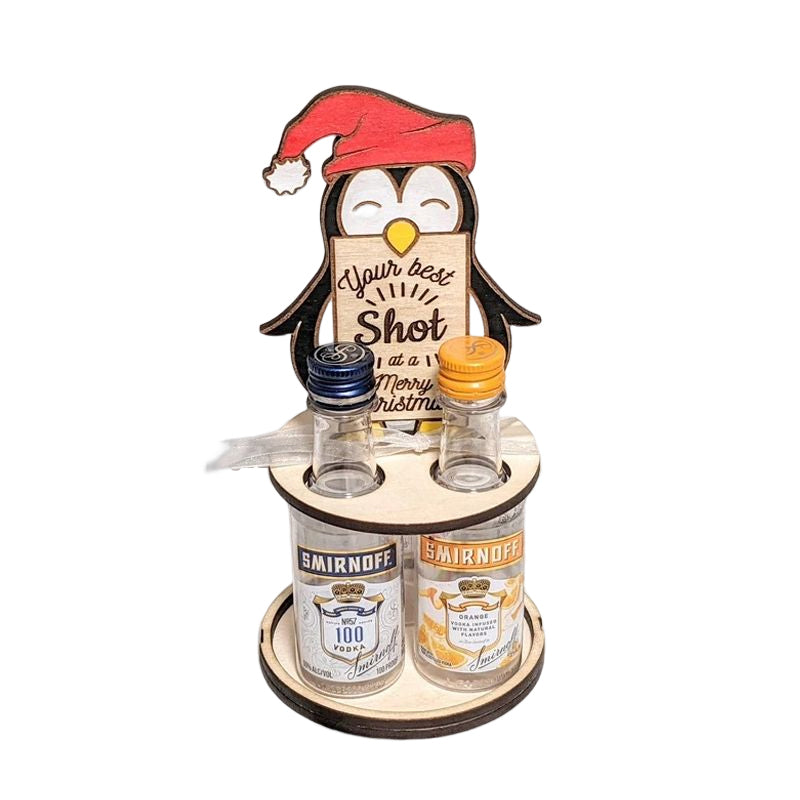 Weihnachts-Mini-Weinflaschenhalter