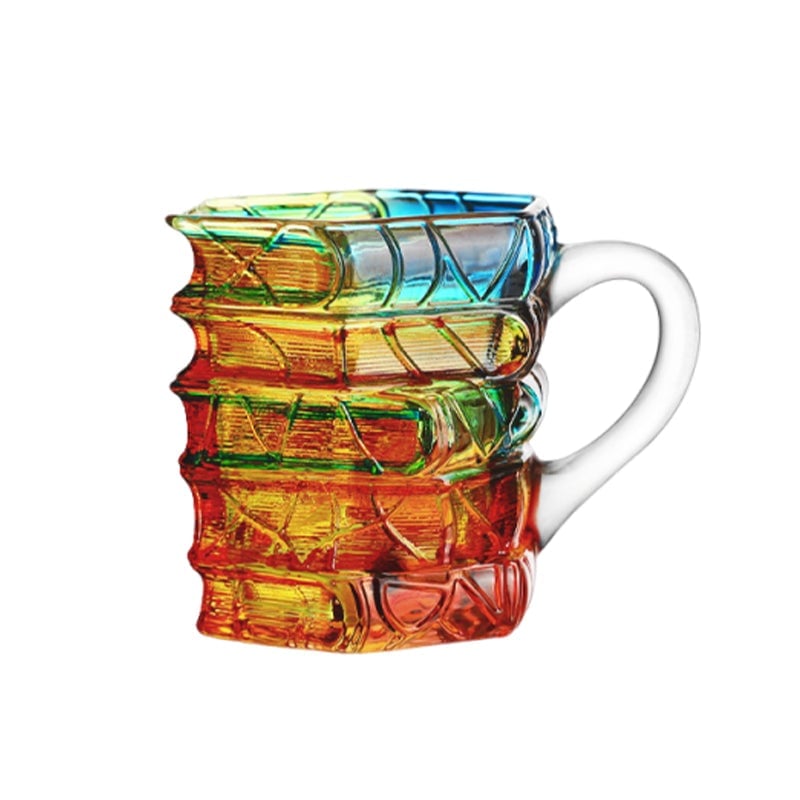Handbemalte Buchkaffeetasse