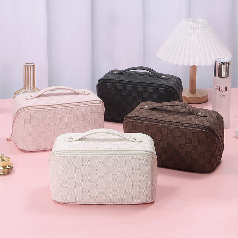 Handliche Make-up-Tasche mit Vintage-Muster