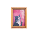 Kühlschrankmagnet mit Katzen-Fotorahmen