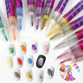 Ultradünner Kurven-Maniküre-Stift in 12 Farben