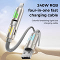 240 W 4-in-1-USB-C-Kabel