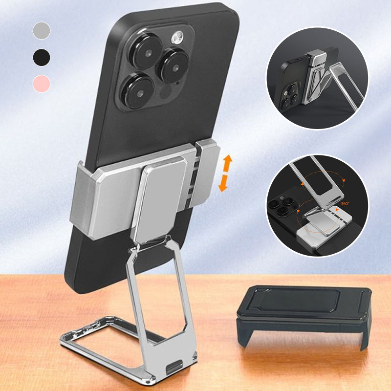 Faltbarer Telefonhalter mit rückseitigem Clip