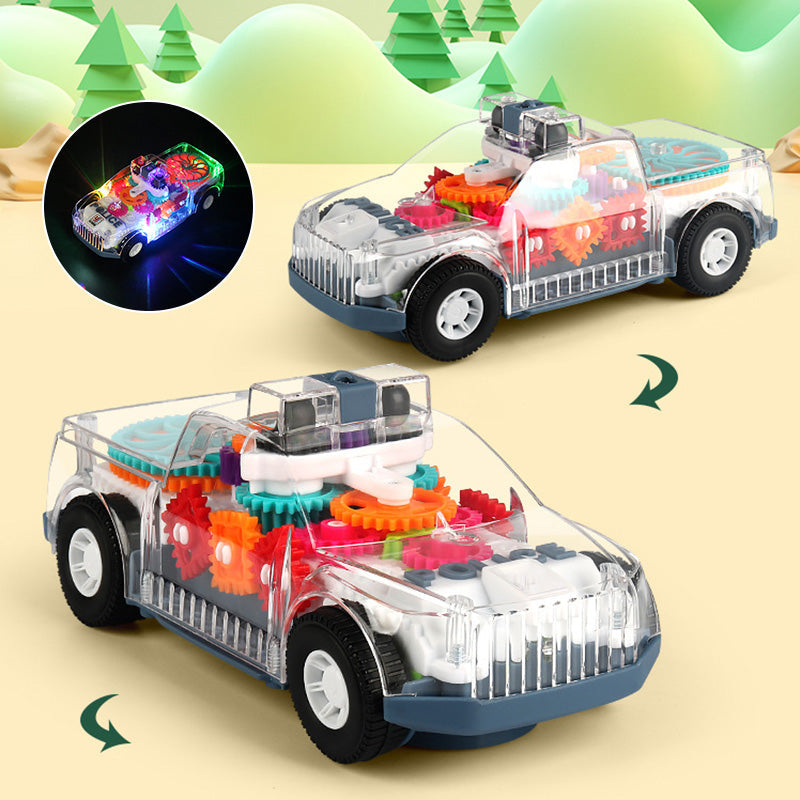 Transparentes Elektroauto-Spielzeug