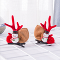 Weihnachts-Haarnadeln aus neuem Geweih-Plüsch