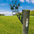 Außenbereich-Garten-Bauernhof-Peeping-Ziege aus Metall, Innendekoration