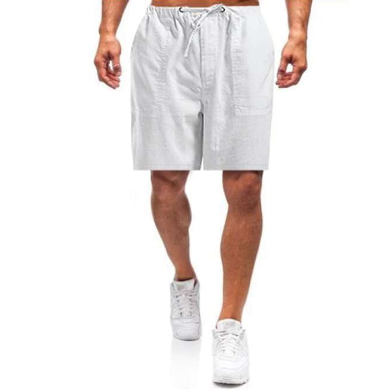 Lässige Herren-kurze Hose aus Leinen
