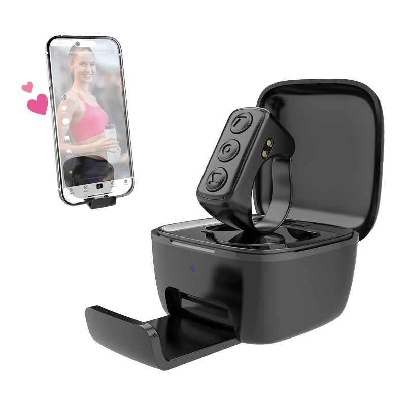 Saker Scrolling Ring Bluetooth-Fernbedienung mit Telefonhalter