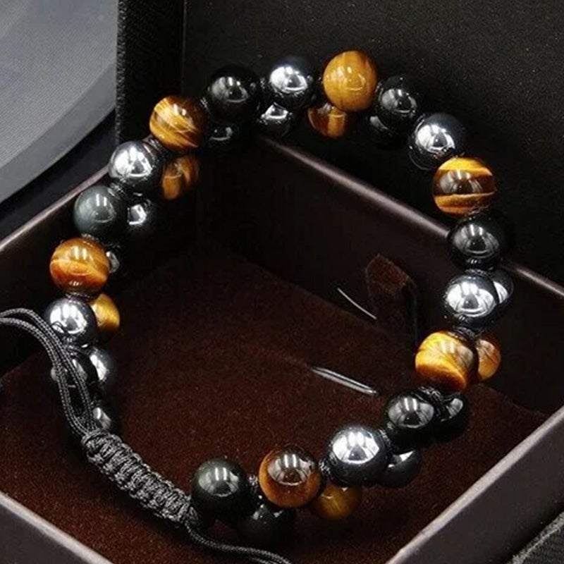 Verstellbares Armband aus Naturerz