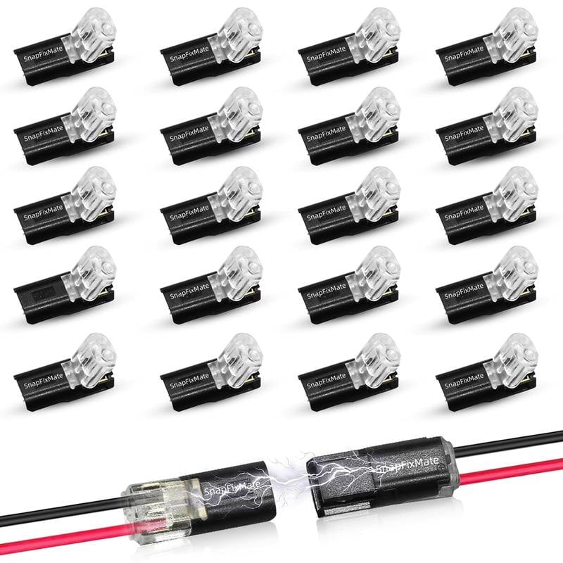 LED-Streifen-Anschlussstecker mit Verriegelungsschnalle