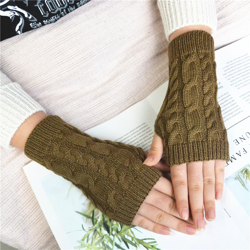 Stylische Wollhandschuhe