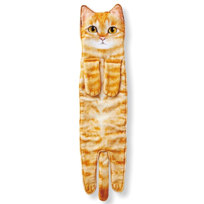 Süßes Katzenhandtuch