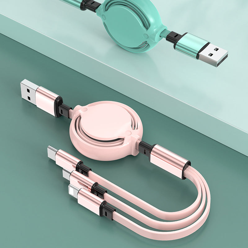 3 in 1 mobiles Ladekabel passend fĂĽr iPhone
