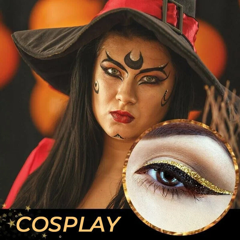Wasserfester und wiederverwendbarer Eyeliner und Wimpernaufkleber