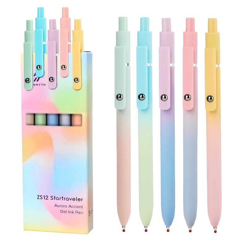 Farbiger, schnell trocknender, neutraler Push-Up-Stift (5 Stück)