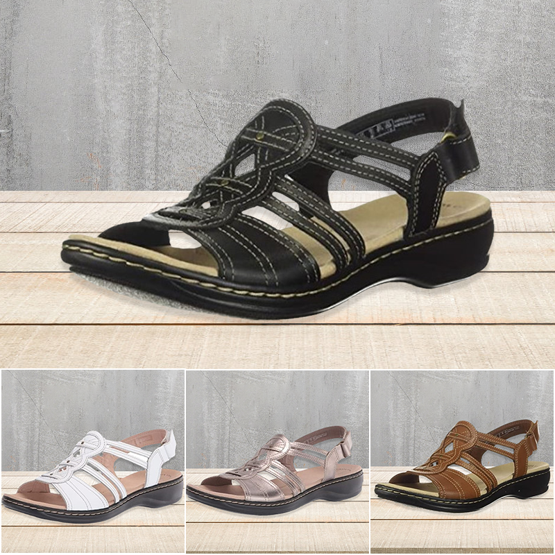 Orthopädische flache Sandalen für Damen