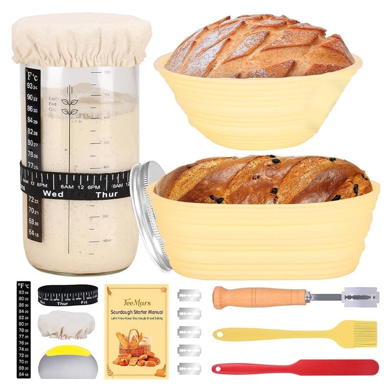 Sauerteig-Backzubehör-Starterset