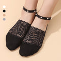 Elegante Perlenspitzensocken