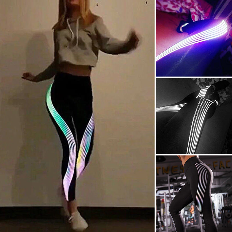 Regenbogen-reflektierende Leggings