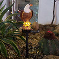 Adlerfigur Garten Solarpfosten