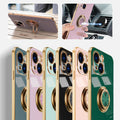 Überzogene Hülle mit Ring für iPhone