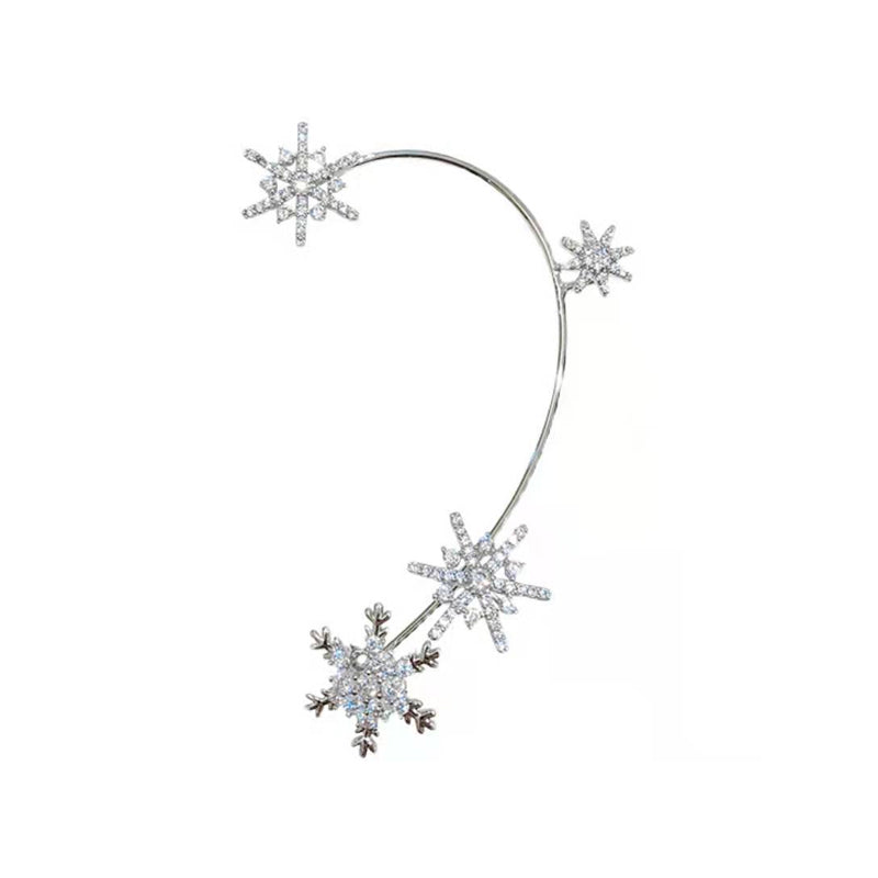 Diamant- und Zirkonia-Ohrringe ohne Löcher