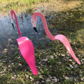 Wirbelnde Flamingo-Gartendekoration
