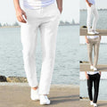 Lässige Herrenhose aus Baumwollleinen