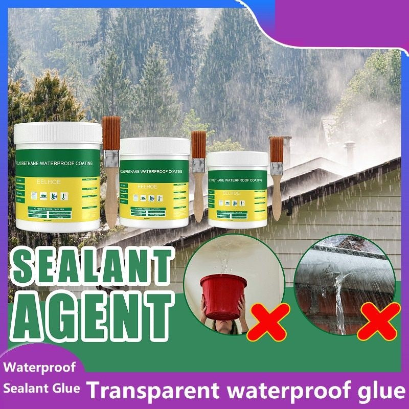 Wasserfester und auslaufsicherer Kleber