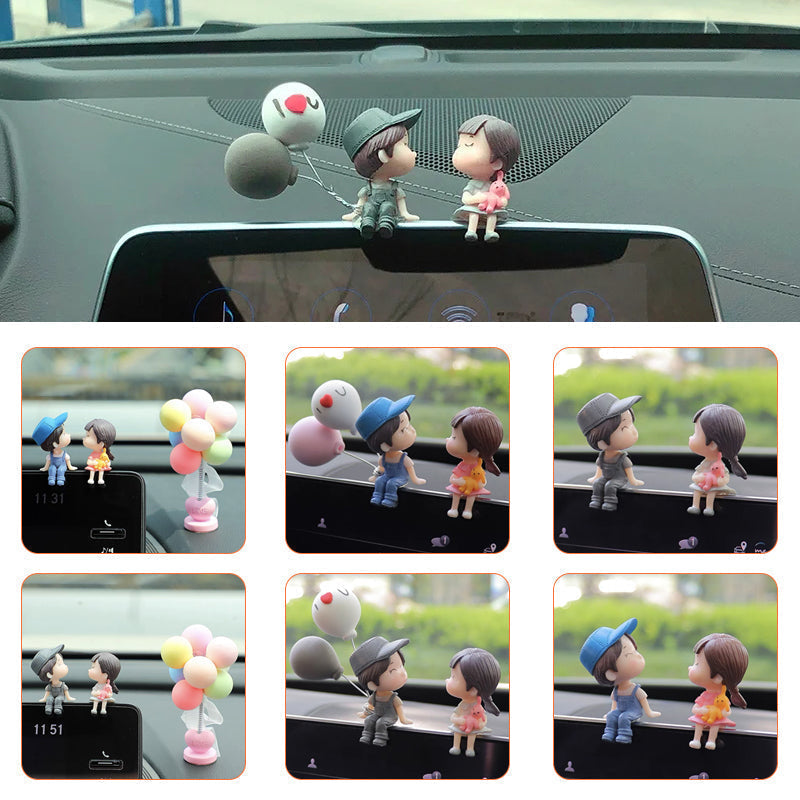 Niedliches Pärchen-Autoornament Hauptbild