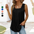 Ärmelloses Tanktop mit quadratischem Ausschnitt
