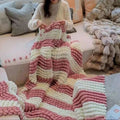 Winter DIY geflochtene Perle aus grober Wolle (6 Stück)