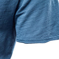 Schlichtes T-Shirt aus Slub-Baumwolle mit V-Ausschnitt