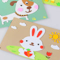 DIY Kinder-Tier-handgemachte Aufkleber