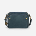 Dreilagige Umhängetasche und Clutch aus Leder