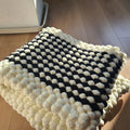 Winter DIY geflochtene Perle aus grober Wolle (6 Stück)